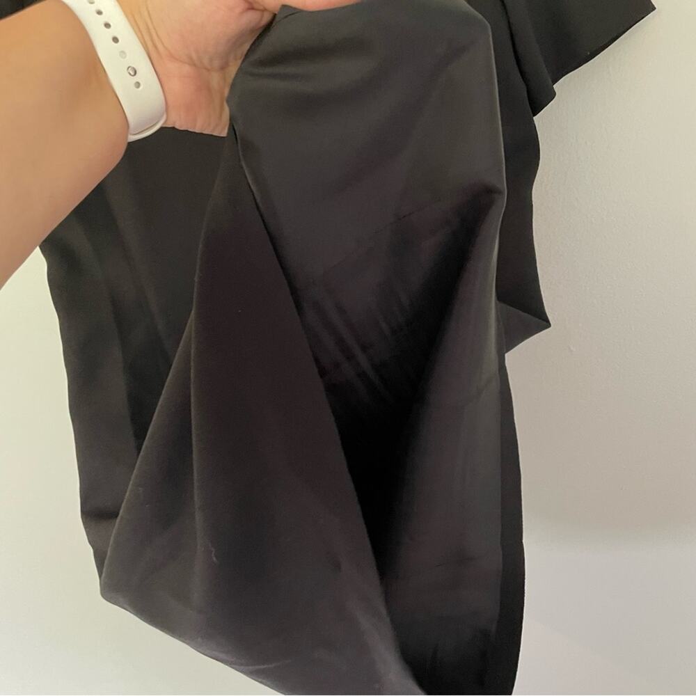 VTG Ilie Wacs Saks Fifth 1960s Classic Black Short Sleeve Dress SIZE 6 USA Made - Picture 4 of 12